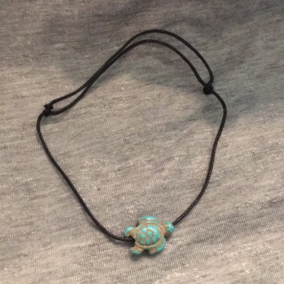 Turtle turquoise ankle bracelets - Picture 3 of 3